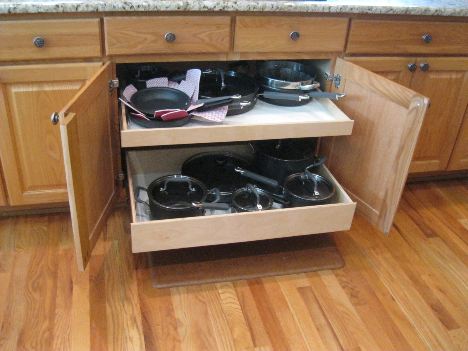 rolling kitchen pantry with fold out table